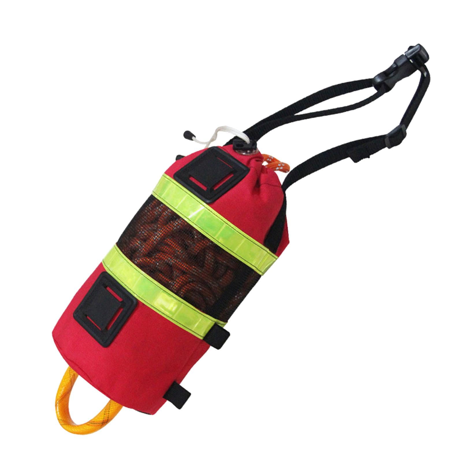 yotijar Floating Throw Bag 30M Equipment Throw Bag for Sailing Canoeing Kayak Orange Reflective