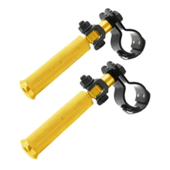 yotijar Foot Rests Foldable Pedals Electric Scooter Motorcycle Foot Pegs for U+ Golden