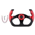 thumbnail image 1 of yotijar Generic Racing Steering Wheel Anti Slip Aluminum Alloy Gaming Steering Wheel Red, 1 of 8