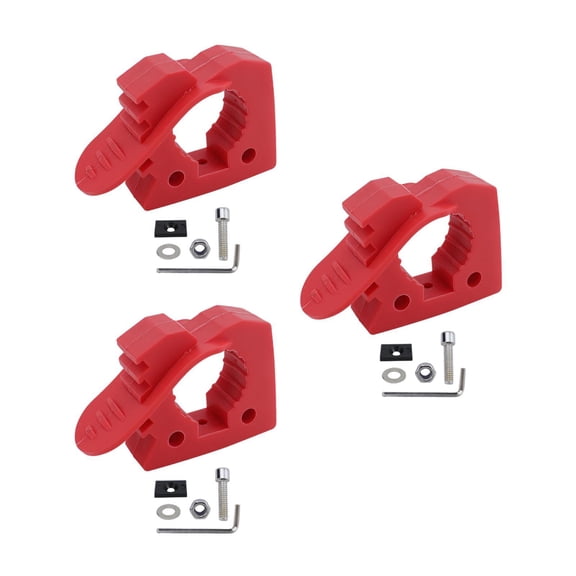 yotijar Generic Vehicles Rubber Clamp Tools Holder Securing Equipment Mount Bracket 4pcs