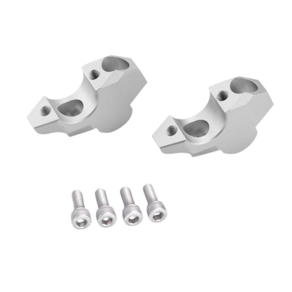 yotijar Handlebar Riser Kit for 750 17-20 Sturdy Accessory Aluminum Alloy Silvery