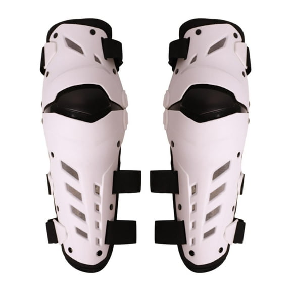 yotijar Motorcycle Knee Pads Adjustable Knee Wrap Racing Protective Gear Knee Guards White