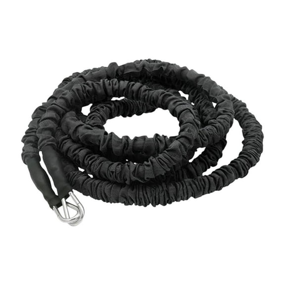 yotijar Physical Training Resistance Band Resistance Training Rope for Power Agility Black 50lb