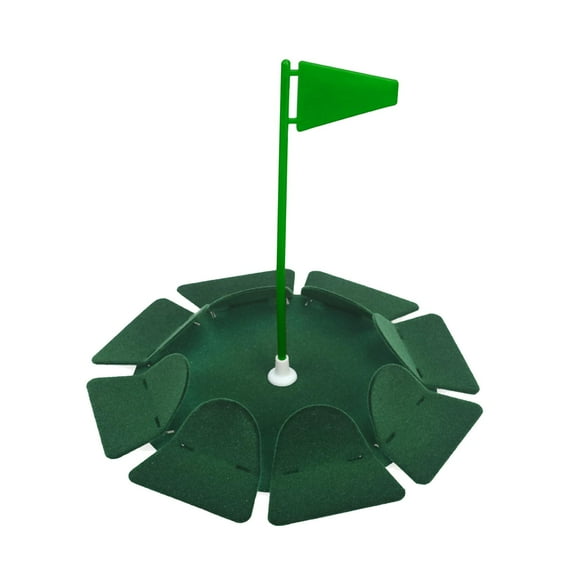 yotijar Practice Putting Cup with Flag Putter for Indoor Outdoor Sports Green Flag