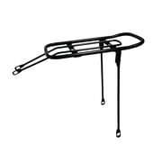 yotijar Rear Luggage Rack Steel Rear Bike Rack for Mountain Bikes Road Bikes 39cmx13.5cmx29cm