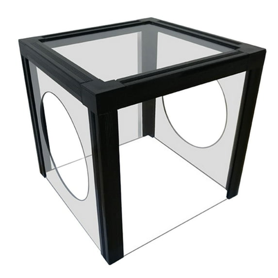 yotijar Transparent Dust Box Clear Convenient Waterproof for Table Polisher with holes