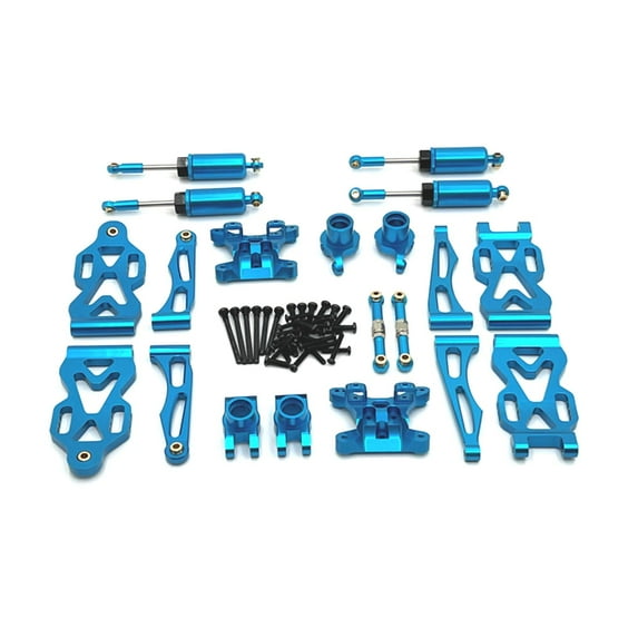 yotijay 1:16 RC Metal Aluminium Spare Part Set, Easy to Install, Replacement Part,RC Car Blue