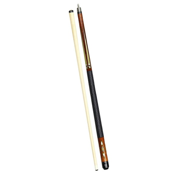 yotijay 1/2 Split Billiard Cue Pool Cue Adults 1/2 Segmented Lightweight Wooden Billiard Brown