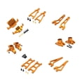 thumbnail image 1 of yotijay 1/20 Scale Replacements Part for for 1/20 20208 C8811 RC Car Sturdy gold, 1 of 9