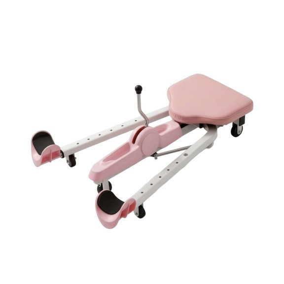 yotijay 1 Adjustable Leg Stretcher Machine with Padded Seat Folding Frame for Yoga Flexibility Warm Up Dance Conditioning