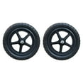 thumbnail image 1 of yotijay 1 Pair Balance Bike Replacement Wheels Lightweight Black Non Inflatable Training Pentagram Wheel Hub, 1 of 8