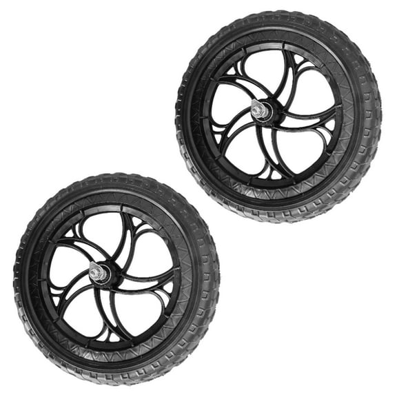yotijay 1 Pair Balance Bike Replacement Wheels Non Inflatable Cycling Wheels