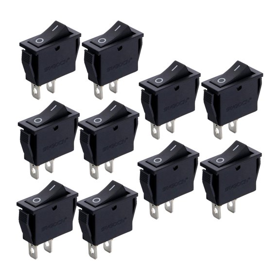 yotijay 10 Pieces Boats Rocker Switch Electrical Equipment Directly Replace Multipurpose