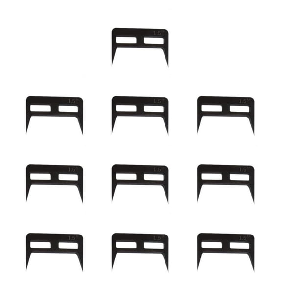 yotijay 10 Pieces Pinch Dogs Woodworking Mini Wood Clamps for Upholstery Woodworking