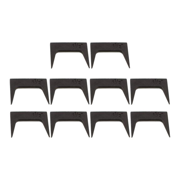 yotijay 10 Pieces Pinch Dogs Woodworking Mini Wood Clamps for Woodworking Upholstery 1.5inch