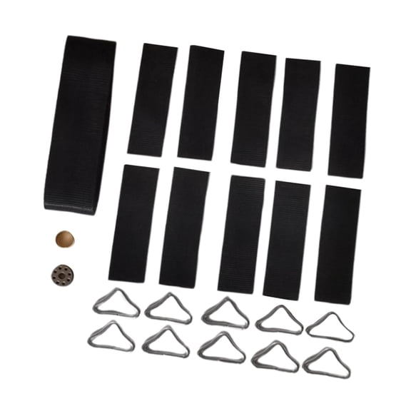yotijay 10 Pieces Trampoline Buckle Black Trampoline Mat Parts for Trampoline Repair