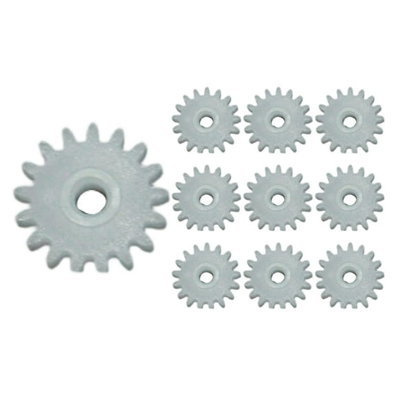 yotijay 10 Pieces Transmission Gear, HO Scale Train Gear, Hobby Train Accessory for 1/87 Model Train DIY Accessory 17T