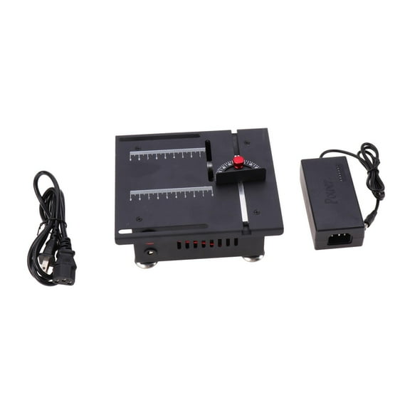 yotijay 100W Mini Table Saw Cutter US 110V Plug Multifunctional Practical with Blade
