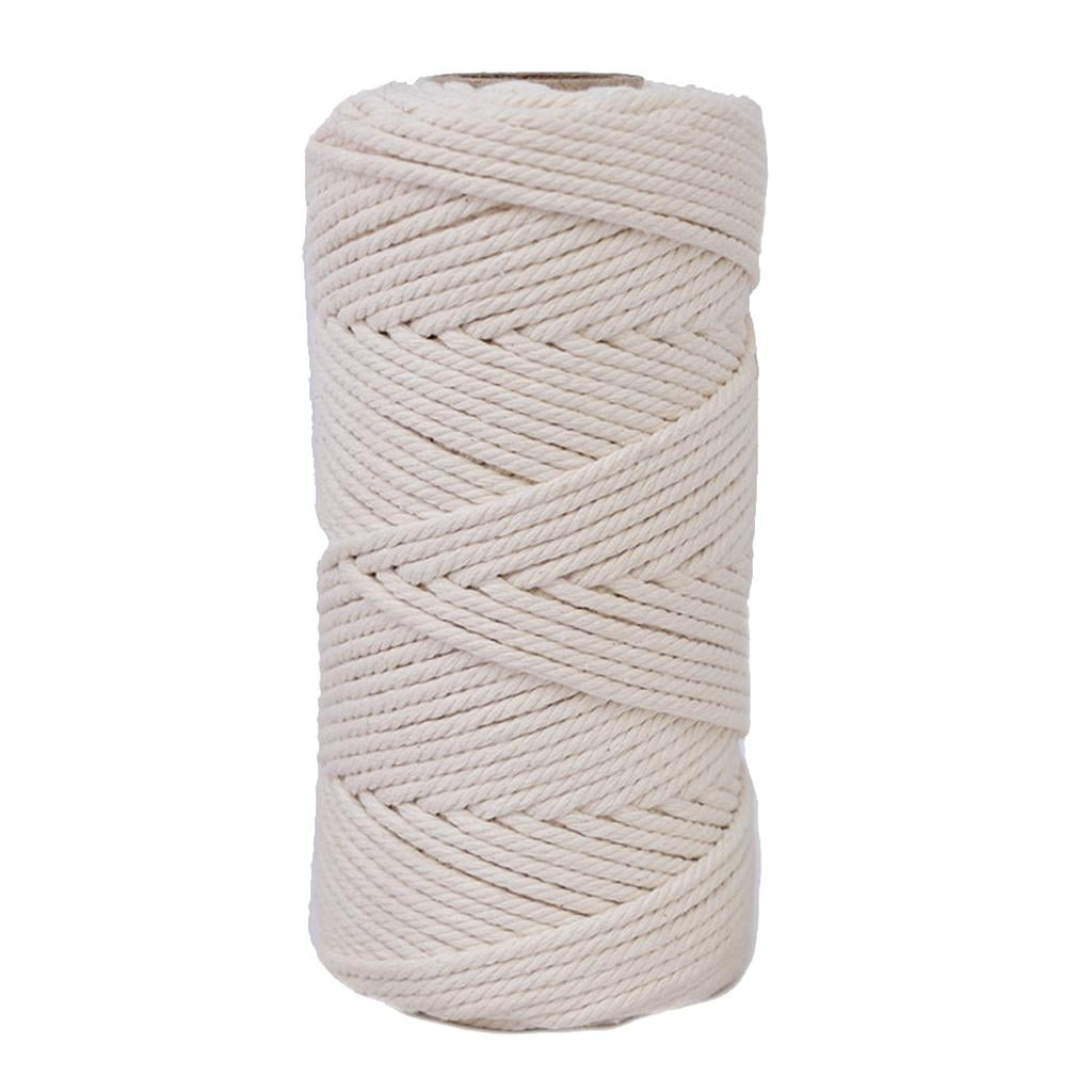 Kitting String yotijay 109Yd 3/4/5MM Cotton Twisted Cord Rope Craft Macrame String DIY ...
