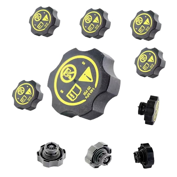 yotijay 10x 13502353 Expansion Coolant Tank Cover Lightweight Automobile Accessory Professional 316702182 6.5x3.5cm 13598760