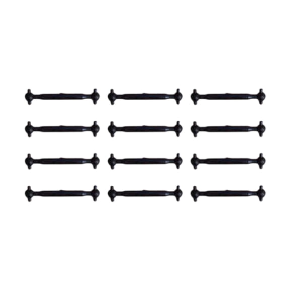 yotijay 12 Pieces 1/87 HO Scale Model Railways Trains Professional Train Accessories 17.9mm