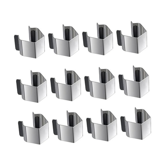 yotijay 12 Pieces Screen Door Installation Clip Accessories Parts Stainless Steel Screen