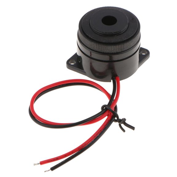 yotijay 12V Active Buzzer Piezoelectric Buzzer Long Continous Beep W/ Leading Wire