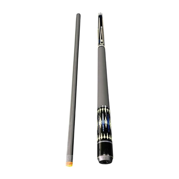 yotijay 13mm Tip Pool Cue Portable Segmented Snooker Cue for Bar Pool Women Pattern B