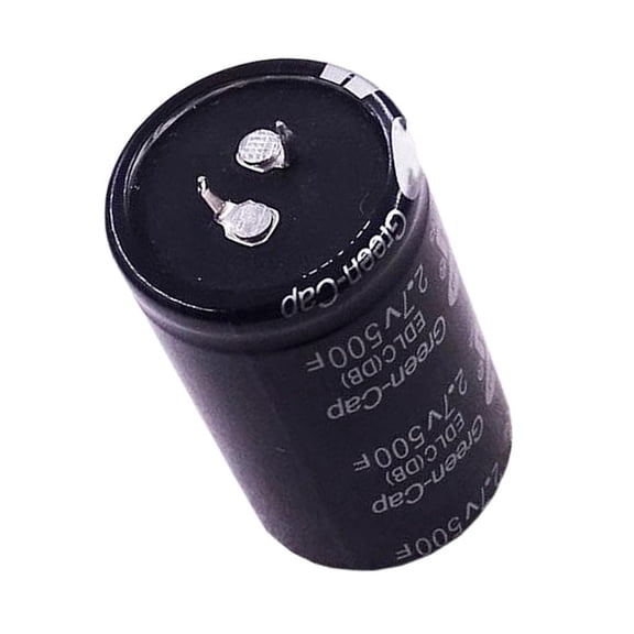 yotijay 1PCS 2.7V 500F Cylindrical Super Farad Capacitor, High Power Supercap, 35X60MM,