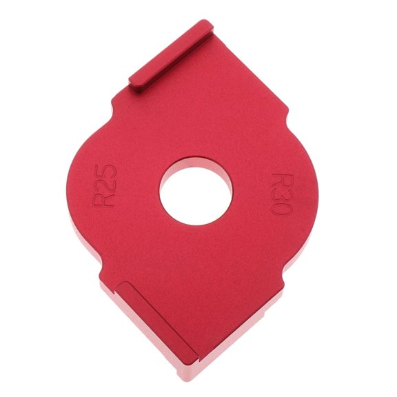 yotijay 1pc Rounded Corner Router Templates Wood Sign Engraving Carpenter Tools R25 R25-R30