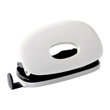yotijay 2 Hole Paper Puncher, 10 Sheets Punching Capacity, Heavy Duty Paper Puncher, Two White