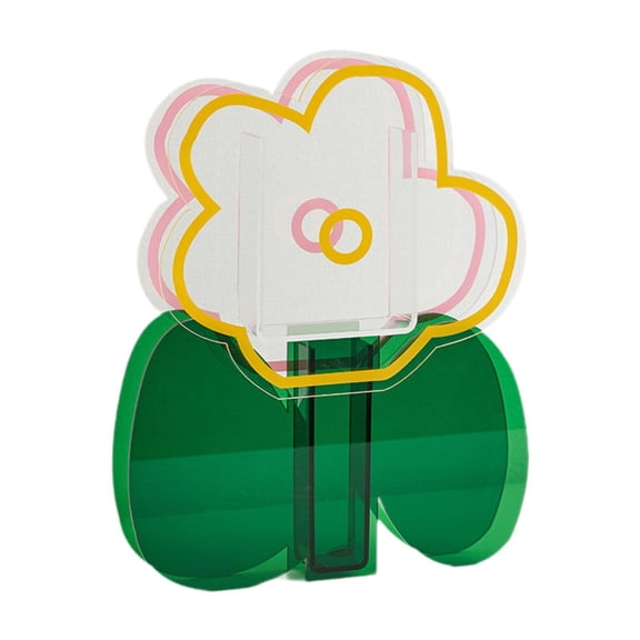 yotijay 2 Pieces Acrylic Vases Table Decor for Living Room Wedding Decor