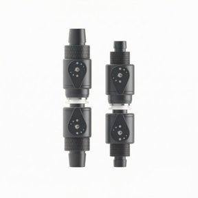 yotijay 2 Pieces Ball Shut-off Mechanism with Quick Connector Smooth Working Inline Shut 12MM to 16MM Reducer