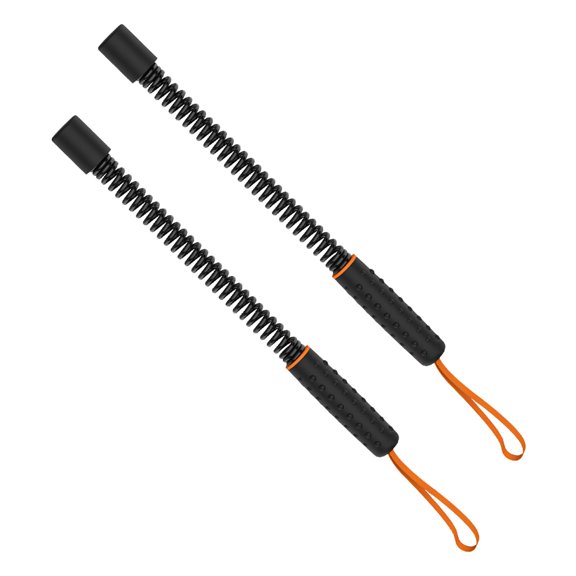 yotijay 2 Pieces Battle Ropes Fitness Bar Professional Versatile Convenient Spring Steel 47cmx2.5cm