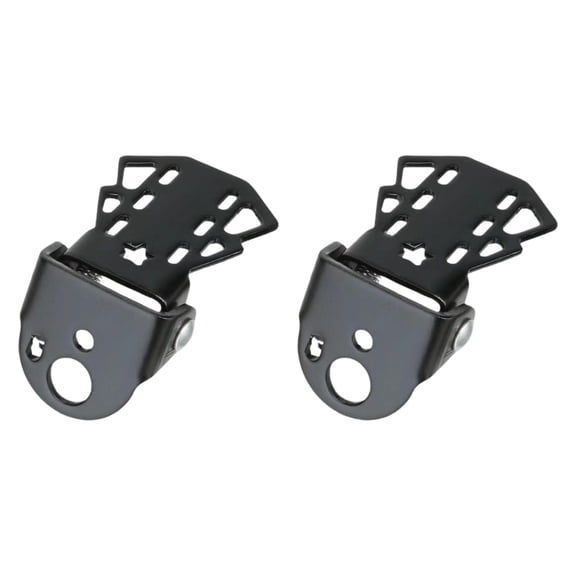 yotijay 2 Pieces Bike Rear Seat Pedals Flat Platform Pedals Folding Reusable Sturdy Bike