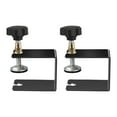 thumbnail image 1 of yotijay 2 Pieces Drawer Fixing Clips Stable Clamping Hardware Tables Desk Mount Woodwork Black, 1 of 9