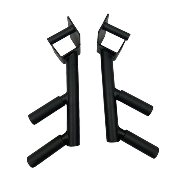 yotijay 2 Pieces Fitness Dips Attachments Grips Handles Parallel Sturdy Pull up Exercise 18mm