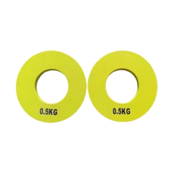 yotijay 2 Pieces Fitness Fractional Plates Counterweights Portable Parts DIY Replacement 0.5 kg