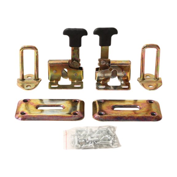 yotijay 2 Pieces Forklift Door Locks Spare Parts for Loader Doors Engineering Vehicle