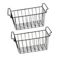 thumbnail image 1 of yotijay 2 Pieces Freezer Storage Basket Pantry Organization Container Large Storage Rack 41.5cmx24.5cmx20cm, 1 of 9