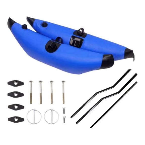 yotijay 2 Pieces Kayak Stabilizer Float Kayak Accessories Balancer Kayak Outrigger Float blue