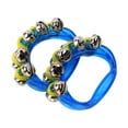 thumbnail image 1 of yotijay 2 Pieces Mini Percussion Tambourines Hand Bell Musical Tambourine Shaking Rattle blue, 1 of 9