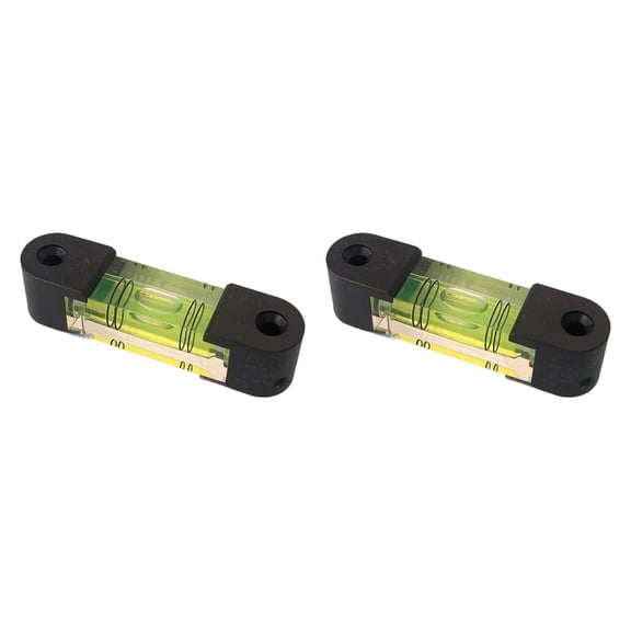 yotijay 2 Pieces Small Bubble Level Carpentry Measuring Level Spirit Level for Furniture 2 Line