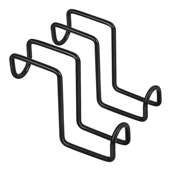 yotijay 2 Pieces Tack Hooks Metal 4" Water Bucket Hangers for Fence Cloakroom Garage