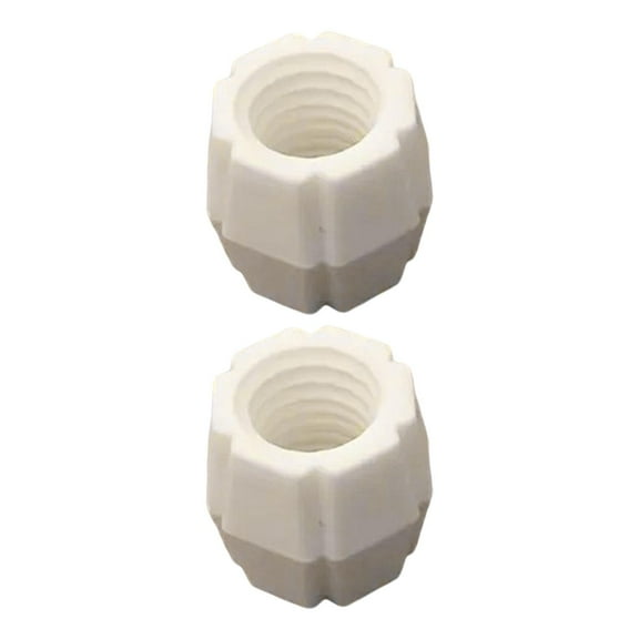 yotijay 2 Pieces Toothpaste Refill Adapter Refillable Toothpaste Tube Transfer White