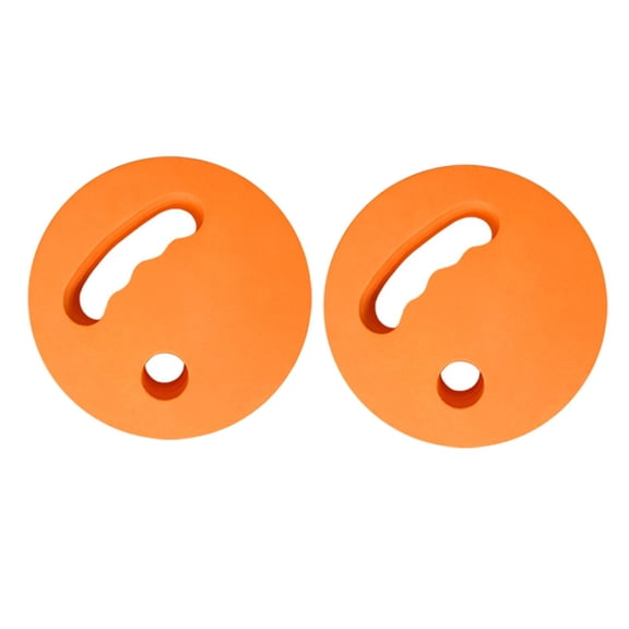 yotijay 2 Pieces Water Exercise Discs Compact Pool Resistance for Swimming Beginners Orange