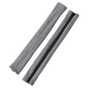 yotijay 2/Set Zipper Washable Elastic Chair Arm Cover Armrest Slipcover Dark Gray