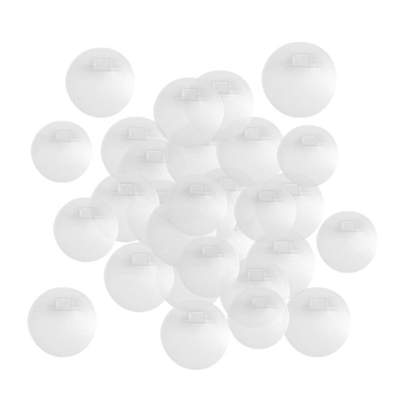 yotijay 200 Pieces Clear s Back Film Sturdy s Film Art Pin s Button Part 66mm