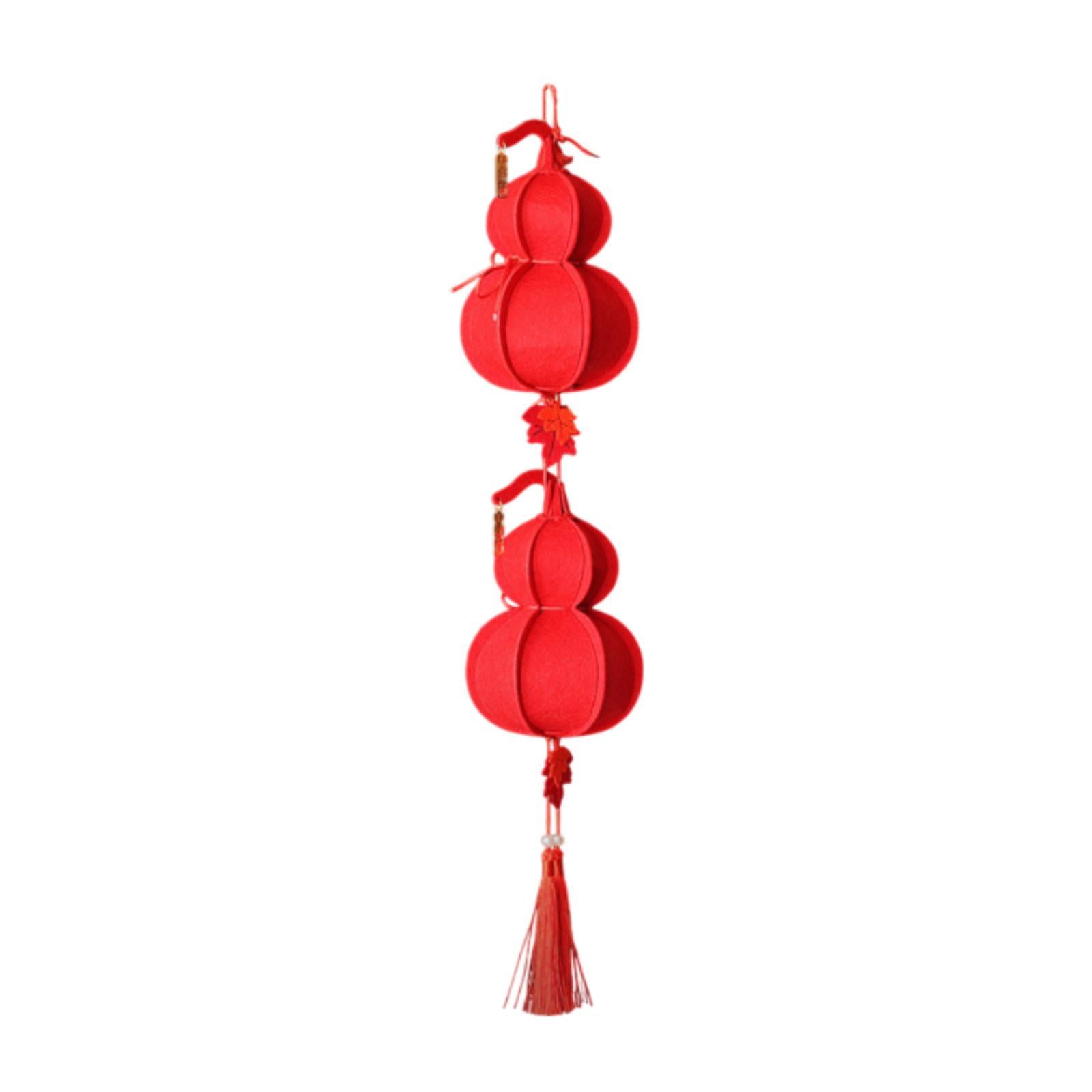 yotijay 2025 Chinese New Year Decoration DIY Gourd Shaped Pendant for