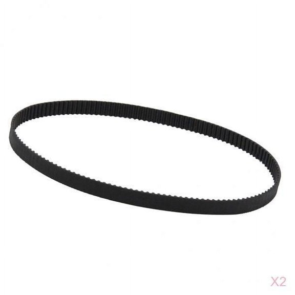 yotijay 2Pcs 3D Printer GT2-6 Timing Belt Closed Loop Rubber Belt Band 280mm Length
